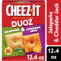 Cheez-It Duoz Baked Snack Crackers, Jalapeño and Cheddar Jack, 12.4 Ounce