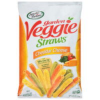 Sensible Portions Garden Veggie Straws Vegetable and Potato Snack, Cheddar Cheese, 6 Ounce