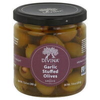 Divina Olives, Garlic Stuffed, 13.4 Ounce