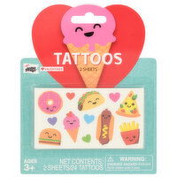 Mello Smello Tattoos, Valentines, 2 Sheets, Ages 3+, 2 Each