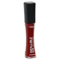 L'Oreal Infallible Lip Gloss, Rebel Red 315, 0.21 Ounce