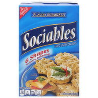 Nabisco Sociables Crackers, Baked, Savory, 7.5 Ounce