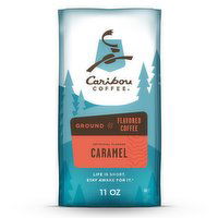 Caribou Coffee Caramel Hideaway Medium Roast Ground Coffee, 11 Ounce