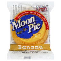 Moon Pie Marshmallow Sandwich, Banana, Double Decker, 2.75 Ounce