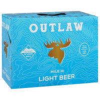 Tivoli Beer, Light, Outlaw, 12 Each