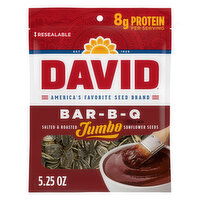 DAVID Sunflower Seeds, Bar-B-Q Flavor Sunflower Seeds, Bar-B-Q Flavor, 5.25 Ounce