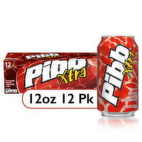 Pibb  Xtra Fridge Pack Soda Soft Drinks, 12 Each