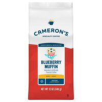 Cameron's Coffee, Ground, Light Roast, Blueberry Muffin, 12 Ounce