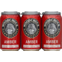 Woodchuck Hard Cider, Amber, 6 Pack, 6 Each