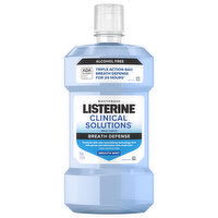 Listerine Mouthwash, Breath Defense, Smooth Mint, 1.05 Pint