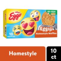 Eggo Frozen Waffles, Homestyle, 12.3 Ounce