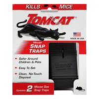 Tomcat Snap Traps, Mouse, 2 Each