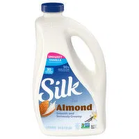 Silk Almondmilk, Vanilla, Unsweet, 96 Fluid ounce