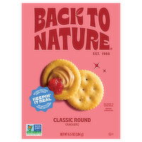 Back to Nature Classic Round Crackers, 6.5 Ounce