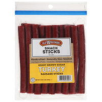 Old Wisconsin Snack Sticks, Turkey Sausage, Honey Brown Sugar, 16 Ounce