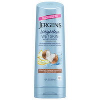 Jergens Moisturizer, Weightless, Wet Skin, 10 Fluid ounce