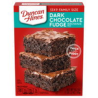 Duncan Hines Dark Chocolate Fudge Brownie Mix Family Size, 18.2 Ounce