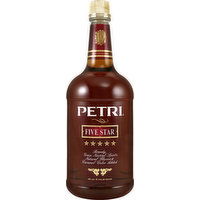 Petri Five Star Brandy, 1.75 Litre