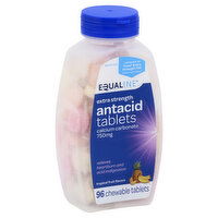 Equaline Antacid, Extra Strength, 750 mg, Chewable Tablets, Tropical, 96 Each