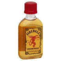 Fireball Whiskey, Cinnamon, Red Hot, 50 Millilitre