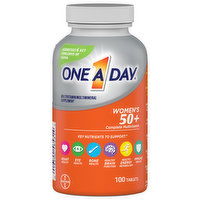 One A Day Multivitamin/Multimineral Supplement, Women's 50+, Tablets, 100 Each