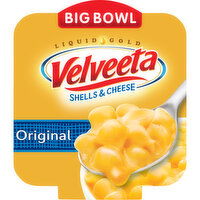 Velveeta Shells & Cheese Original Mac and Cheese Easy Microwavable Dinner Big Bowl, 5 Ounce