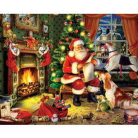 White Mountain Puzzles Checking Twice Christmas Puzzle, 1 Each