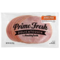 Prime Fresh Delicatessen Honey Ham, with Natural Juices, 8 Ounce