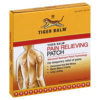 Tiger Balm Pain Relieving Patch, 5 Each