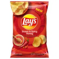 Lay's Potato Chips, Sweet & Spicy Honey, 7.75 Ounce