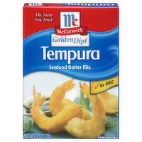 McCormick GOLDEN DIPT Tempura Seafood Batter Mix, 8 Ounce