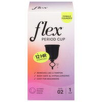 Flex Period Cup, Size 02, 1 Each