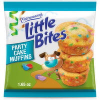 Entenmann's Little Bites Party Cake Cake and Sprinkles Mini Muffins, Individual, 4 count, 1.65 oz, 4 Each