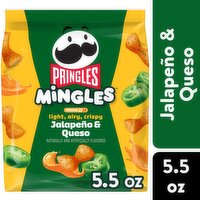 Pringles Mingles Light Airy Crispy Medium Jalapeno and Queso Puffed Snacks, 5.5 Ounce