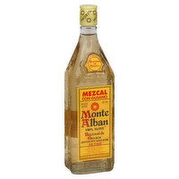 Monte Alban Mezcal, 100% Agave, Avocado with Agave Worm, 750 Millilitre