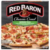 Red Baron Pizza, Supreme, Classic Crust, 23.45 Ounce