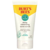 Burt's Bees Acne Scrub, Deep Cleansing, 4 Ounce