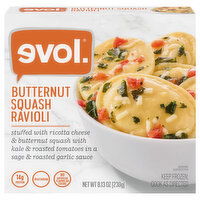 Evol. Ravioli, Butternut Squash, 8.13 Ounce