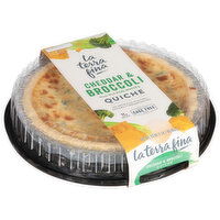 La Terra Fina Cheddar & Broccoli Quiche, 23 Ounce
