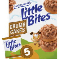 Entenmann's Little Bites Crumb Cake Cinnamon & Brown Sugar Mini Muffins, 5 packs, (4 ct each), 8.75 lbs Case, 5 Each