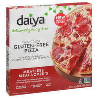 Daiya Pizza, Gluten-Free, Thin Crust, Meatless Meat Lover's, 19.1 Ounce