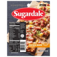 Sugardale Water Added Diced Ham, 8 Ounce