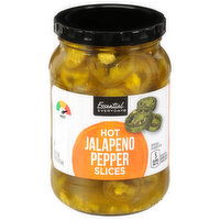 Essential Everyday Jalapeno Pepper, Hot, Slices, 16 Ounce