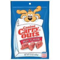 Canine Carry Outs Dog Snacks, Beef Flavor, 4.5 Ounce