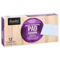 Essential Everyday Cleaning Pads, Thick Disposable, Deep Cleaning, Refills, 12 Each