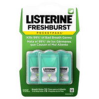 Listerine Pocketpaks Breath Strips, Freshburst, 3 Each