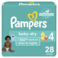 Pampers Baby Dry Baby Dry Size 4, 28 Each