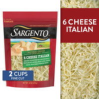 SARGENTO Off the Block Sargento® Shredded 6 Cheese Italian Natural Cheese, 8 oz., 8.285 Ounce
