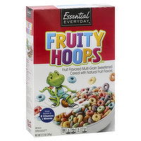 Essential Everyday Cereal, Fruity Hoops, 12.2 Ounce