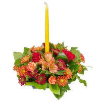 Cub Fall Single Candle Arrangement, 1 Each